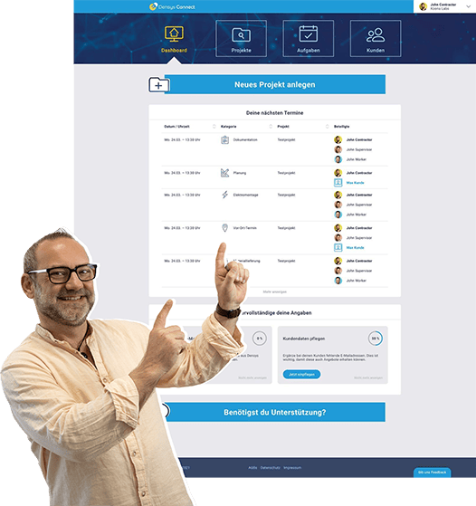 Densys Connect - Ansicht